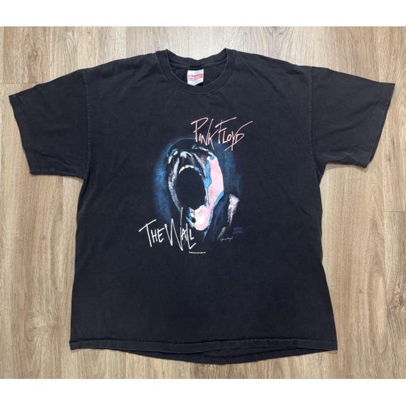 ミュージシャン 1982 Pink Floyd DSM T shirt Vintage 1982 Pink Floyd the Wall Single Stitch T-shirt Size XL
