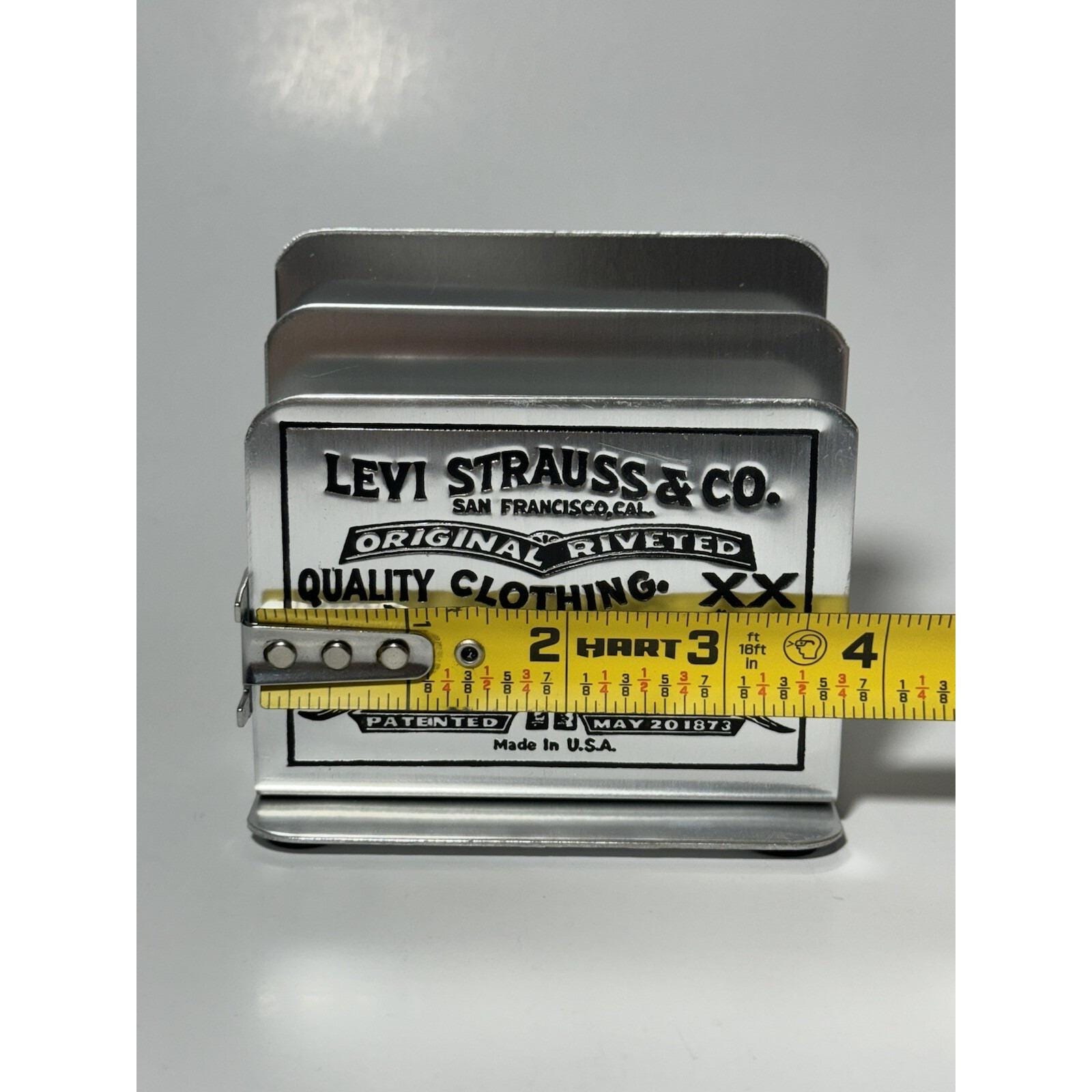 VINTAGE 1970s LEVI Strauss Metal Napkin Holder - Etsy