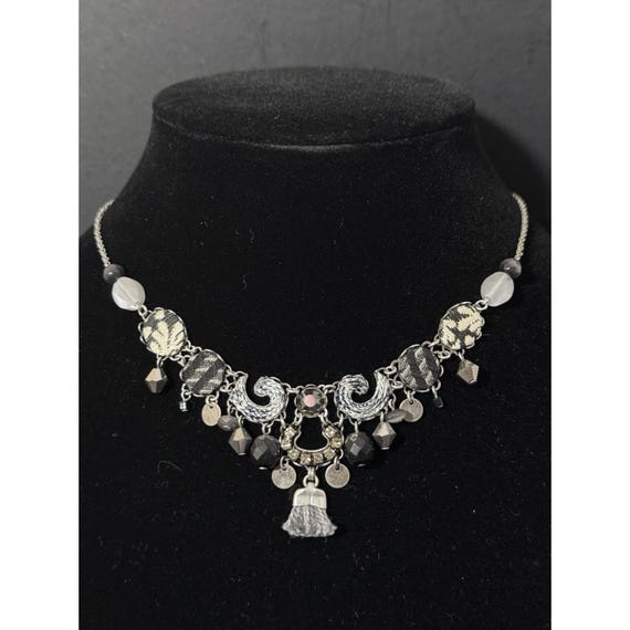 Ayala Bar Handcrafted Beaded And Textile Necklace