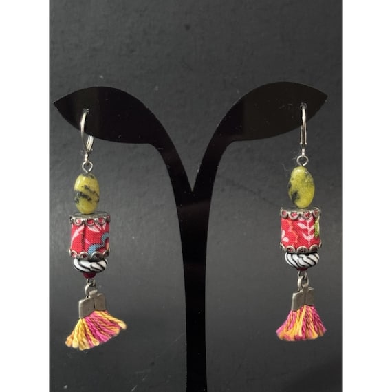 Ayala Bar Handcrafted Beaded Earrings