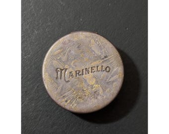 Estuche compacto vintage Marinello Marsh Rouge ¡VACÍO!