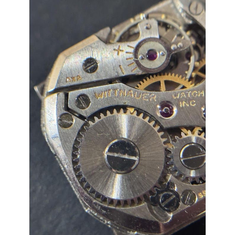 Vintage Wittnauer 17 Jewels Watch Movement Only! For Parts! image 11