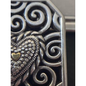 Brighton Silver Tone Picture Frame Pendant Necklace image 7