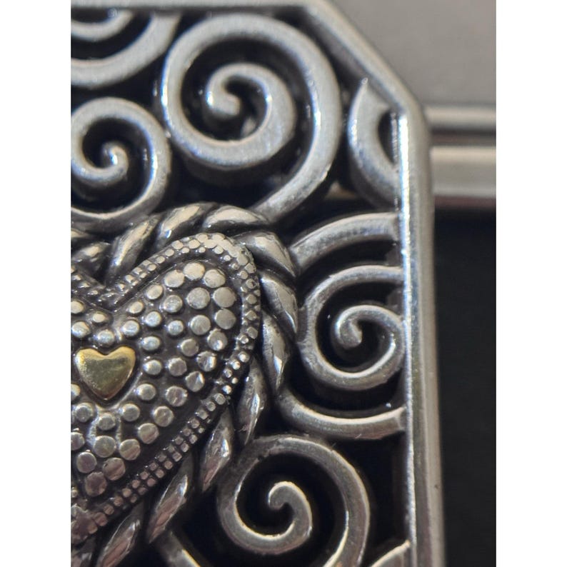 Brighton Silver Tone Picture Frame Pendant Necklace image 7