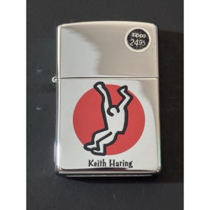 Zippo Keith Haring Pop Collection Playboy Art Detail Dancer Lighter image 2