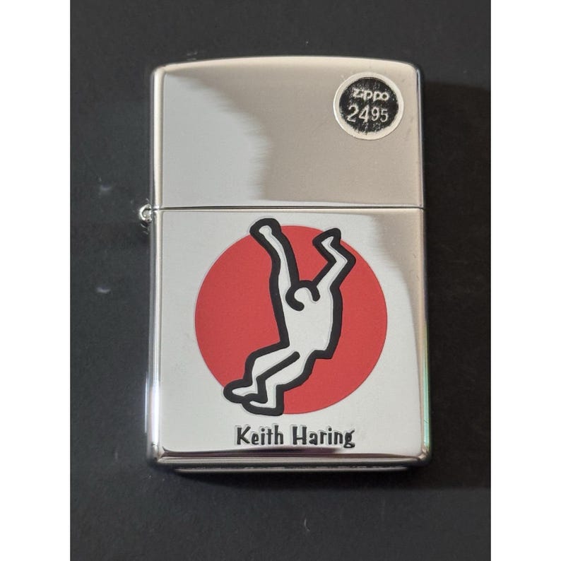 Zippo Keith Haring Pop Collection Playboy Art Detail Dancer Lighter image 2