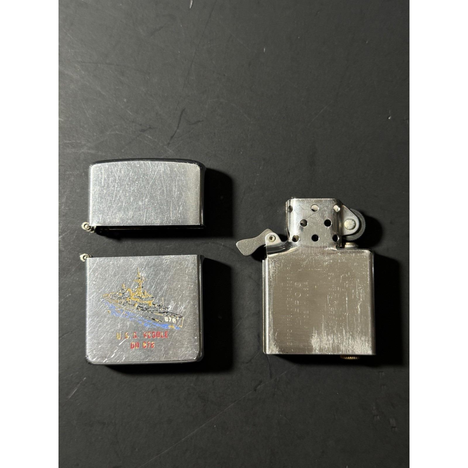 Vintage ZIPPO Destroyer USS Vesole DD 878 Lighter - Etsy