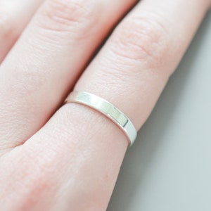 Solid Silver Band Ring for Women, Cigar Band Ring, Simple Ring, Wide Band Ring, Thick Silver Ring Size 5 6 7 8 9 10, Thumb Ring