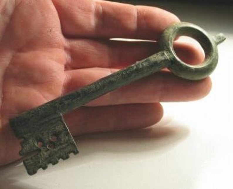 Beautiful Very Large Ancient Roman Bronze Key Etsy