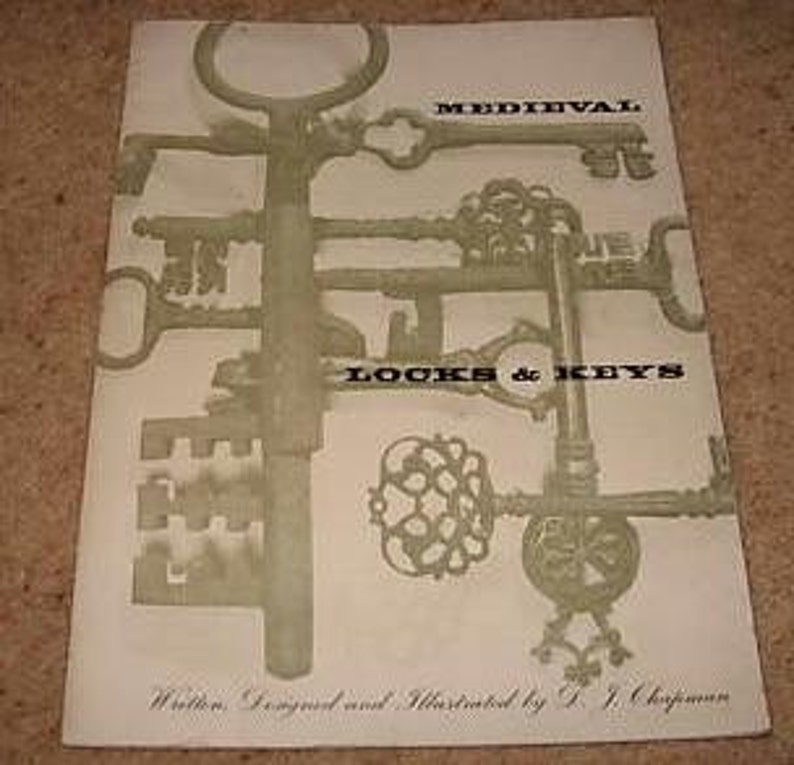 MEDIEVAL LOCKS KEYS Rare Paperback Publication 1st Edition Etsy