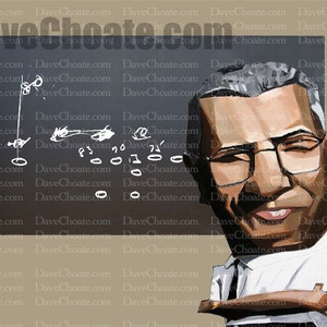 Vince Lombardi, Green Bay Packers Art Print