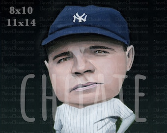 Babe Ruth, New York Yankees Photo Print