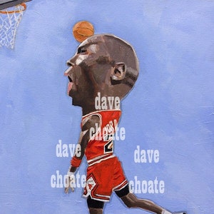 MJ Dunk! Art Print.