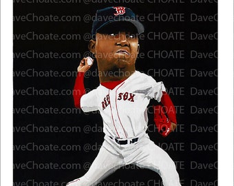 ペドロ・マルティネス ボストン・レッドソックス 3インチ ボブルヘッド