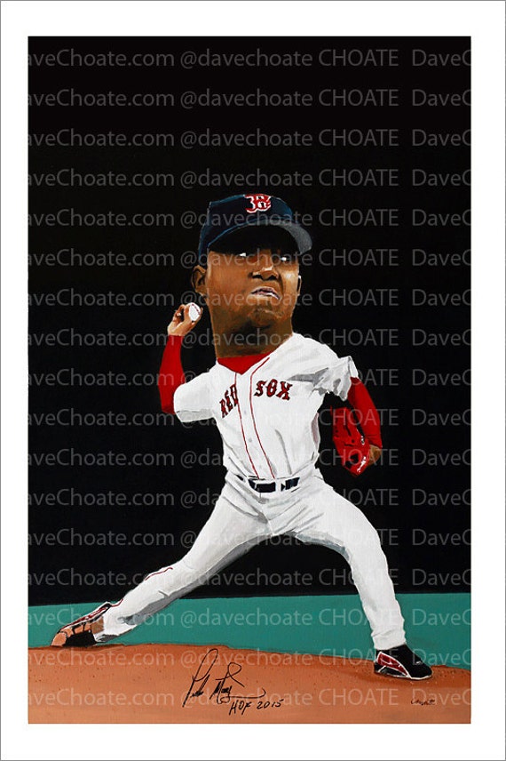 Pedro Martinez, Boston Red Sox Art Photo Print