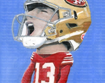 Brock Purdy, San Francisco 49ers Art Photo Print