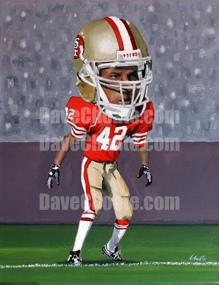 Ronnie Lott San Francisco 49ers Art Photo Print -   Finland