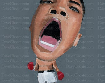 Muhammad Ali Art Photo Print