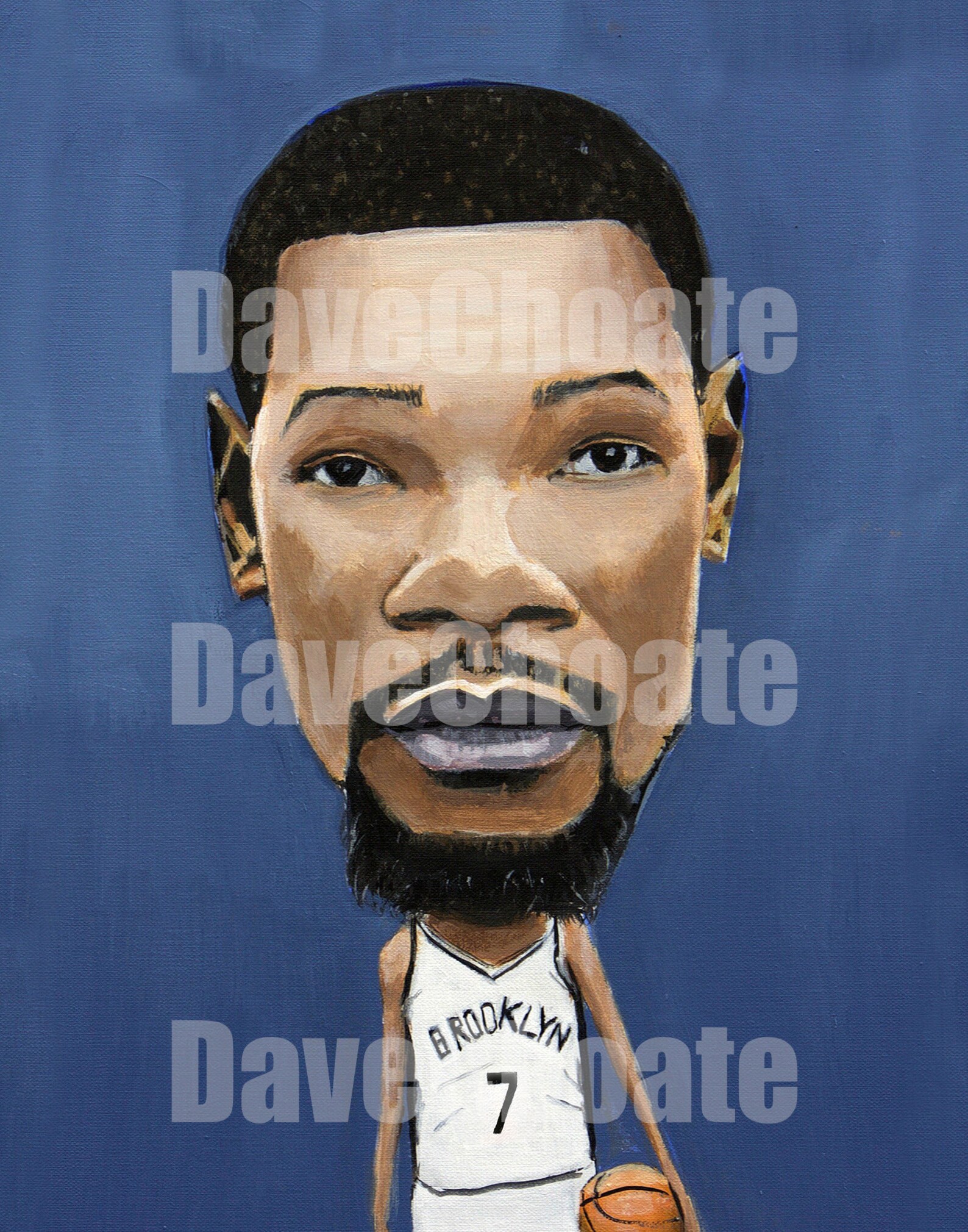 Kevin Durant Booklyn Nets Art Photo Print From an Original Etsy