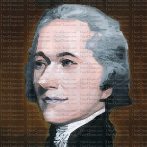 Alexander Hamilton Art Photo Print