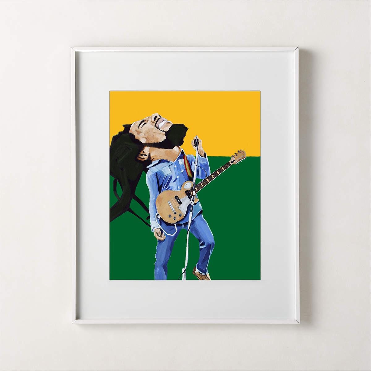 ボブマーリー　絵画 Bob Marley, 絵画 Sarah Ferrariによって | ArtMajeur