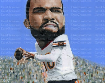 Caleb Williams, Chicago Bears Art Photo Print