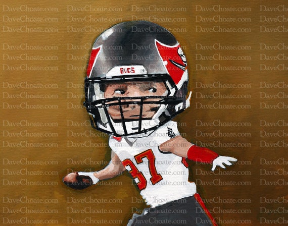 Rob Gronkowski Tampa Bay Buccaneers Art Photo Print From -   Israel