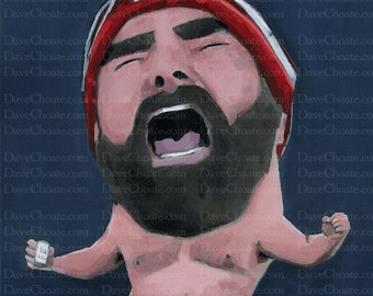 Jason Kelce Art Photo Print