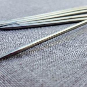 Hand Forged Metal Shish Kabob Skewer Classic Essentials Loop Series Set, BBQ Grill Skewers image 3