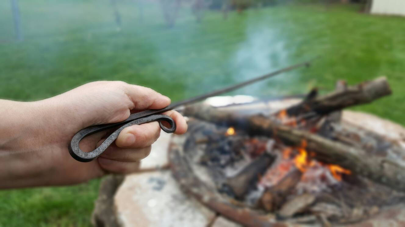 Campfire Weenie / Marshmallow Roasting Fork Hand BBQ Etsy