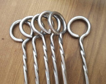 Handgesmede Shish Kabob-spies, Jumbo Select-serie, BBQ-grilltools
