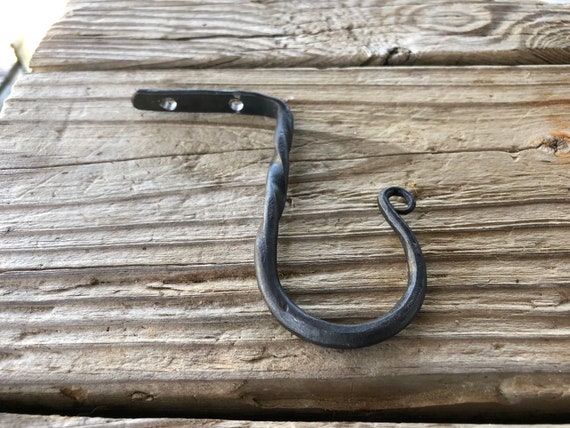 Ceiling Hook Plant Hook Pot Rack Hook Hand Forged Metal Hook