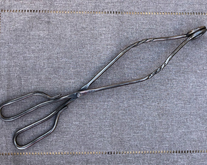 Grilling Tongs Long Tongs Grill Tools Fire Pit Open Pit Etsy