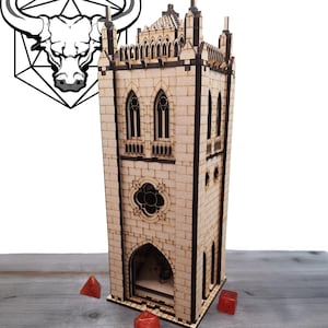 DIY Modular MDF Terrain Kit - Gothic Cathedral - Dice Tower