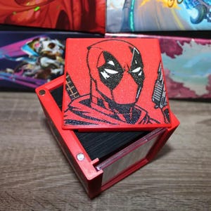 MTG EDH Commander Showcase Deck Box - Deadpool - Etsy MTG EDH Commander Showcase Deck Box - Deadpool - Etsy