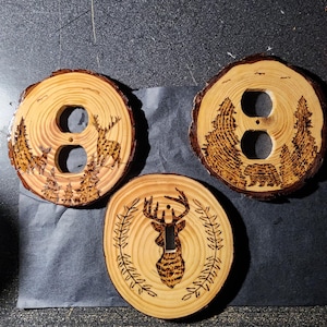 wood light switch covers