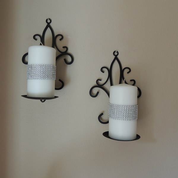 Wall Candle Holders Etsy