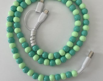 Beaded iPhone chargers