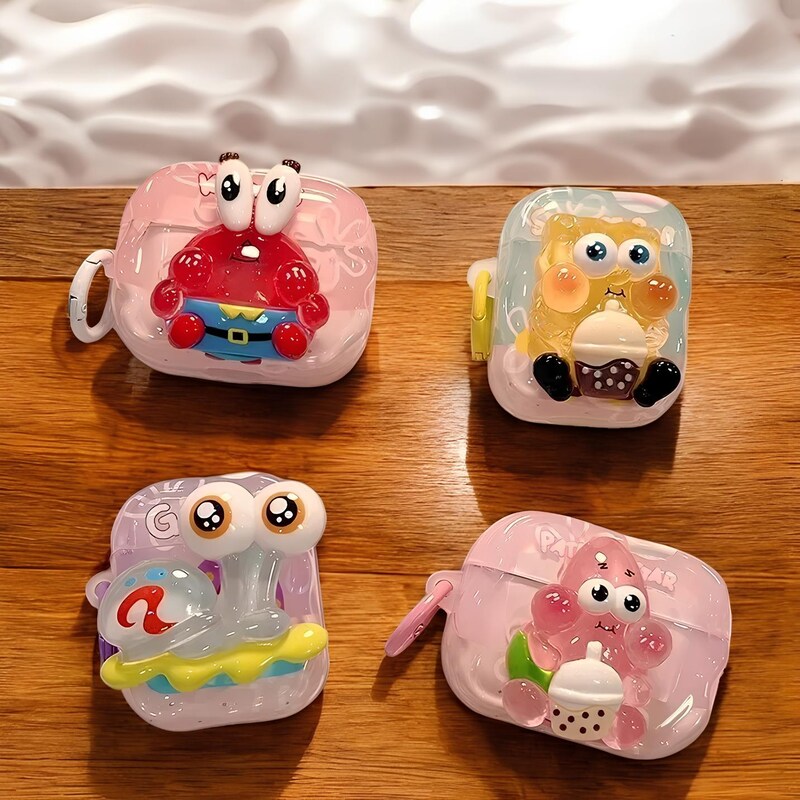YIGEYI Lustige Snacks Series 2 AirPods Hülle – 3D Cartoon Kitkat Design, Kompatibel Mit AirPods 1 & 2