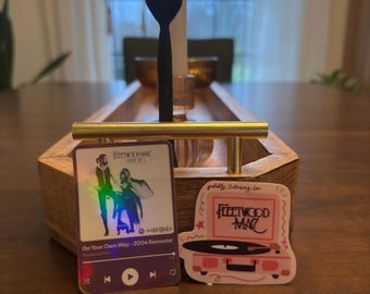 Retro Vinyl Aesthetic Sticker Pack • Vintage Music Lover Stickers • Waterproof Holographic Vinyl • Laptop & Water Bottle Stickers