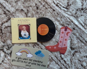 Dolly Parton Stickers • Retro Western Stickers • Cute Vinyl Stickers • Dolly Aesthetic Decals, Pack of 3, FREE SHIPPING