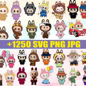 Mega Cartoon Character SVG Bundle: Holiday Clipart (Digital Download)