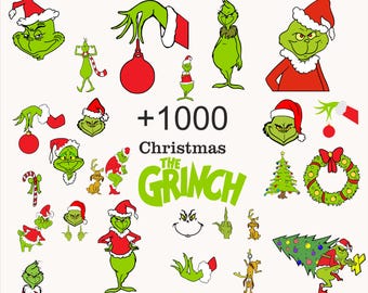 Christmas Svg Bundle, Grinch Svg Bundle, The Grinch Svg, Grinch Face Svg, Grinch Svg, Grinch Christmas Svg, Grinch Silhouette, Grinch Png