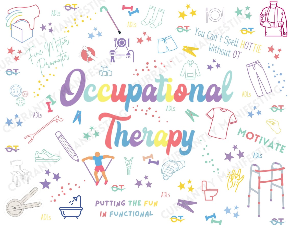 Occupational Therapy SVG, PNG, JPEG, Adobe Print File - Etsy