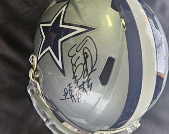 Full sized Cowboys football helmet hand signed by HOF Randy White