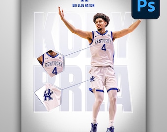 Player Recruit Sports Photoshop Graphic Template