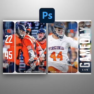 Scorecard & Gameday Photoshop Templates