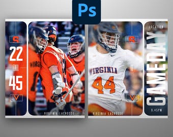 Scorecard & Gameday Photoshop Templates