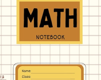 Digital Math & Chemistry Notebook Bundle for reMarkable (PDF)