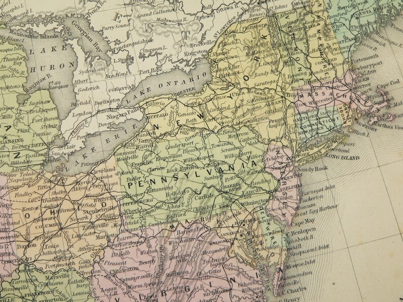 1854 Mitchell United States Map - Il 794xN.1830456954 Fvho